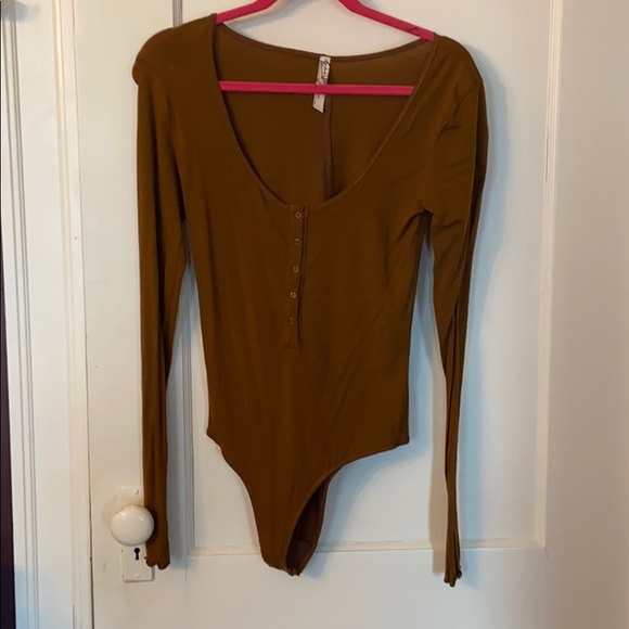 Free People Tops - Free people long sleeve bodysuit